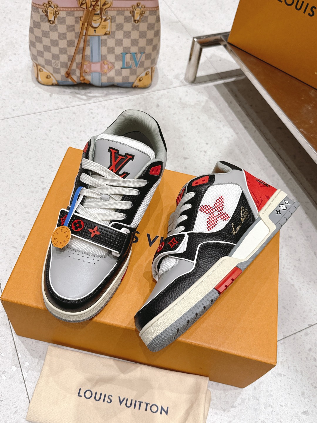 Men Women L*ouis V*uitton Top Sneaker L*V Trainer size 35-46