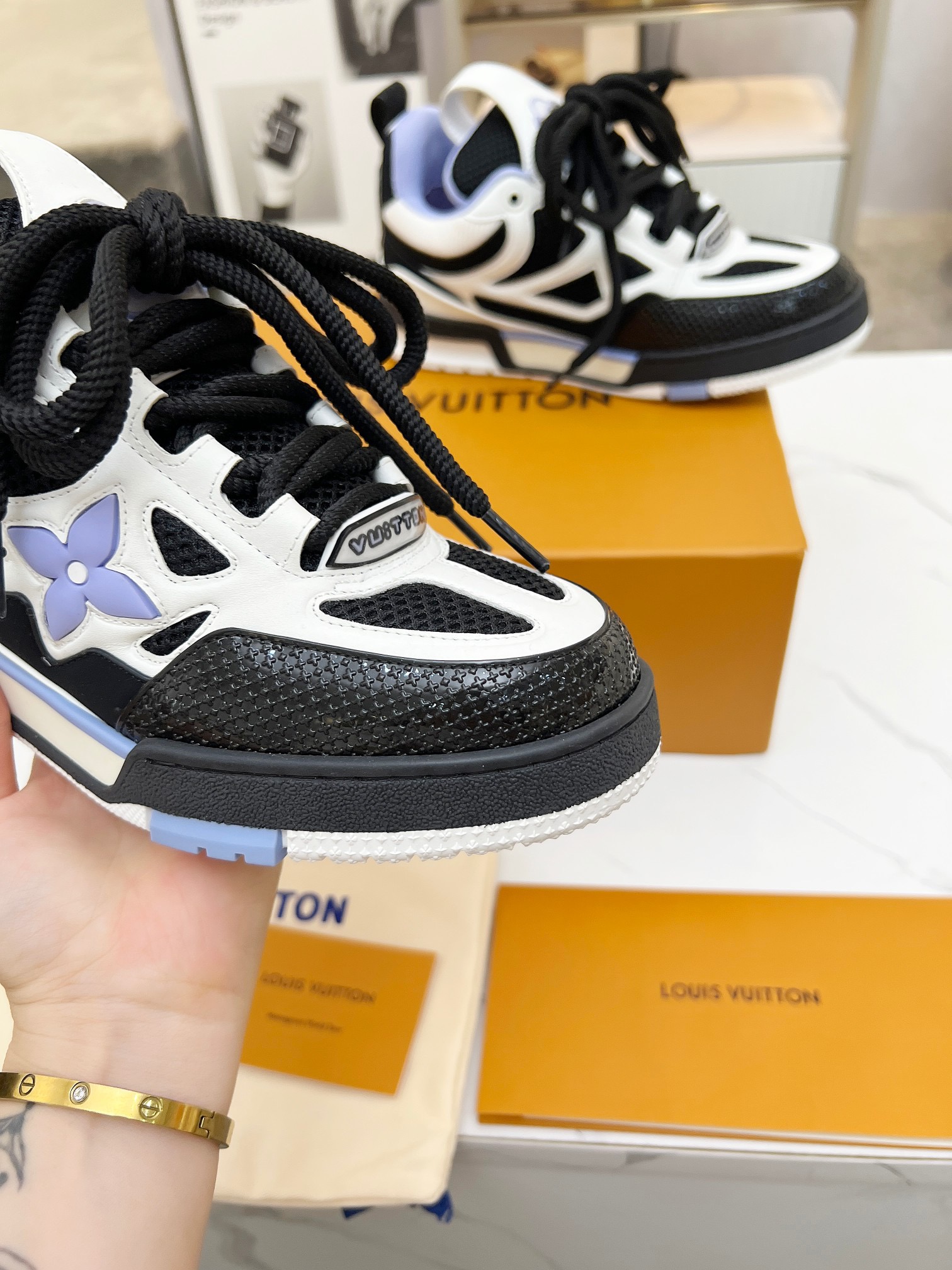 Men Women L*ouis V*uitton Top Sneaker L*V Trainer size 35-46