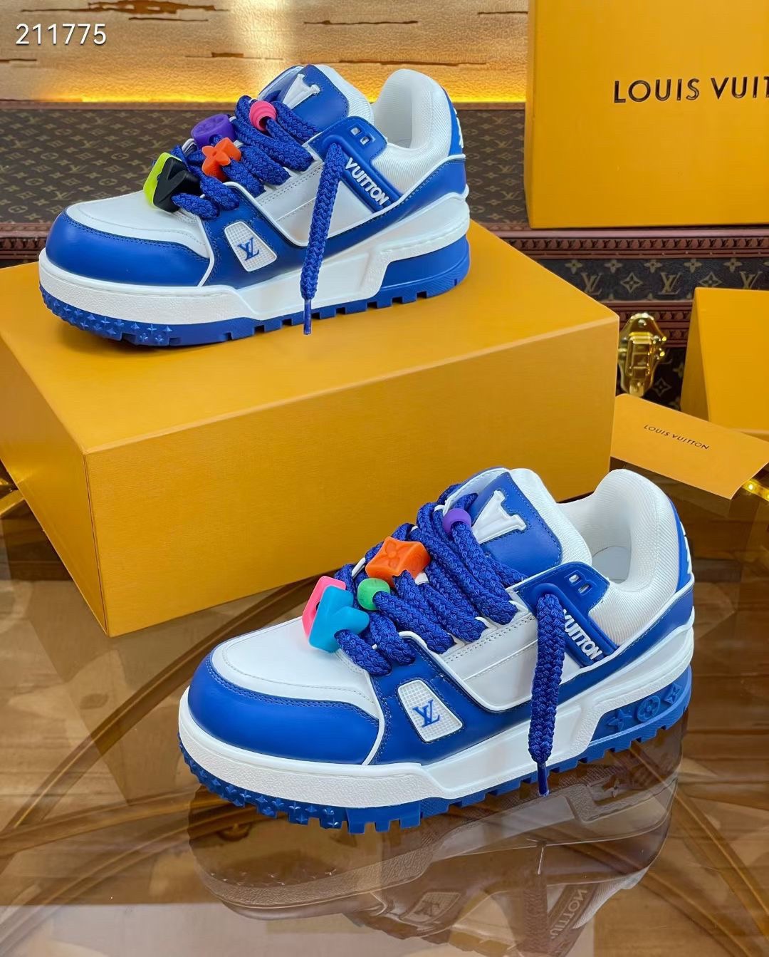 Men Women L*ouis V*uitton Top Sneaker L*V Trainer size 35-46