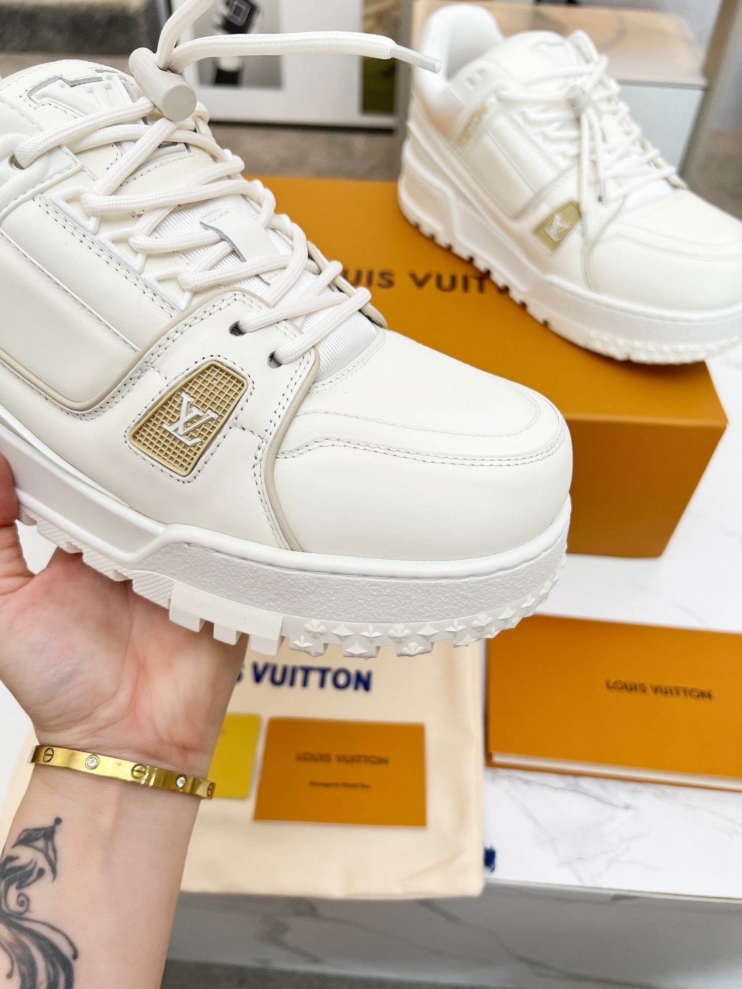 Men Women L*ouis V*uitton Top Sneaker L*V Trainer size 35-46