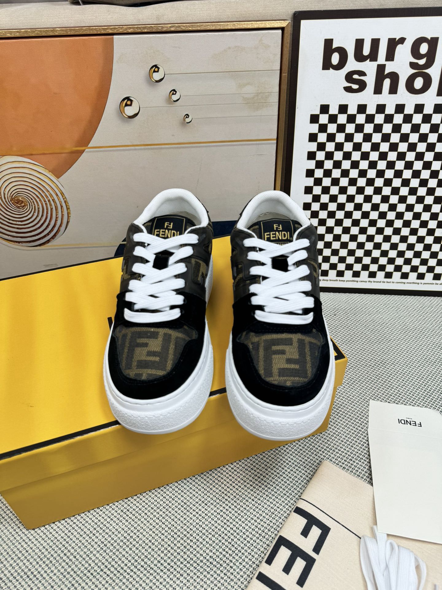 Men Women F*endi Top Sneakers size 35-46