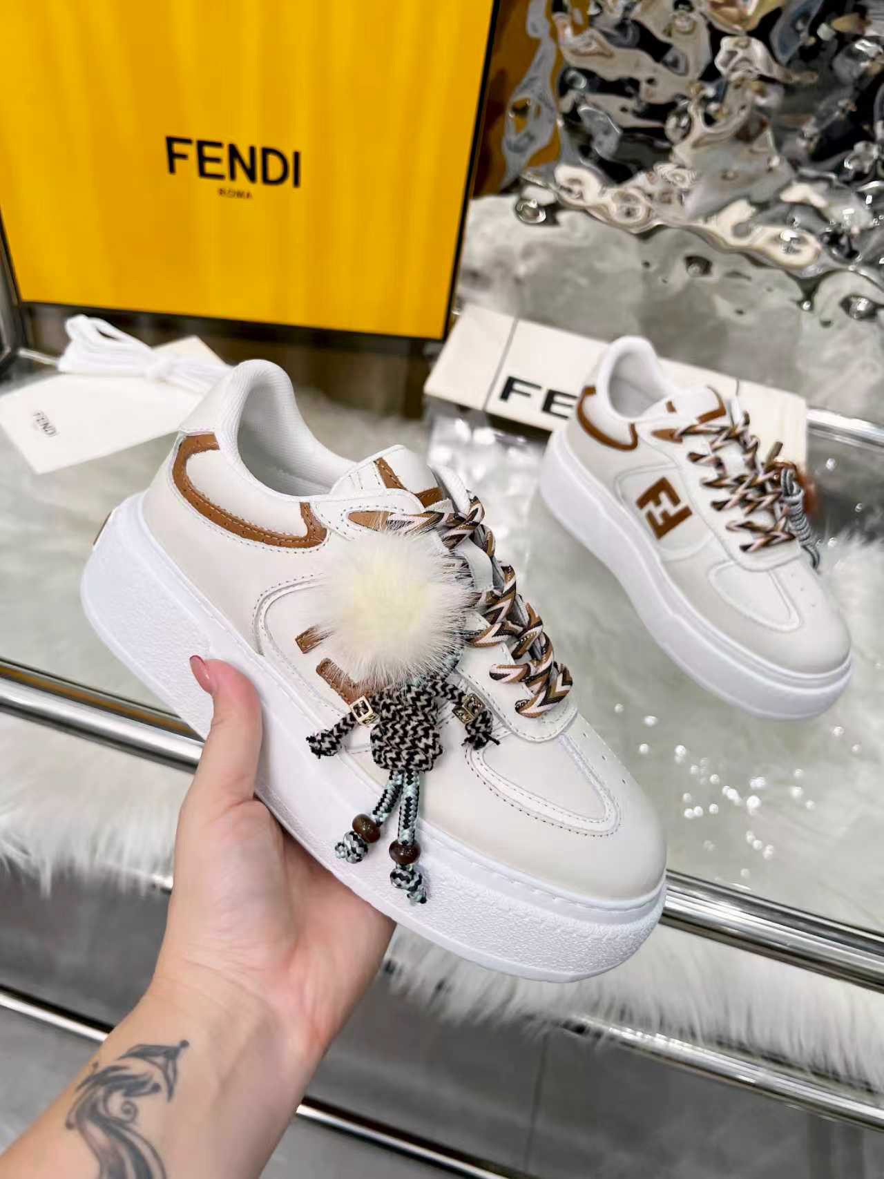 Women F*endi Sneakers Top quality 1:1 size:35-42