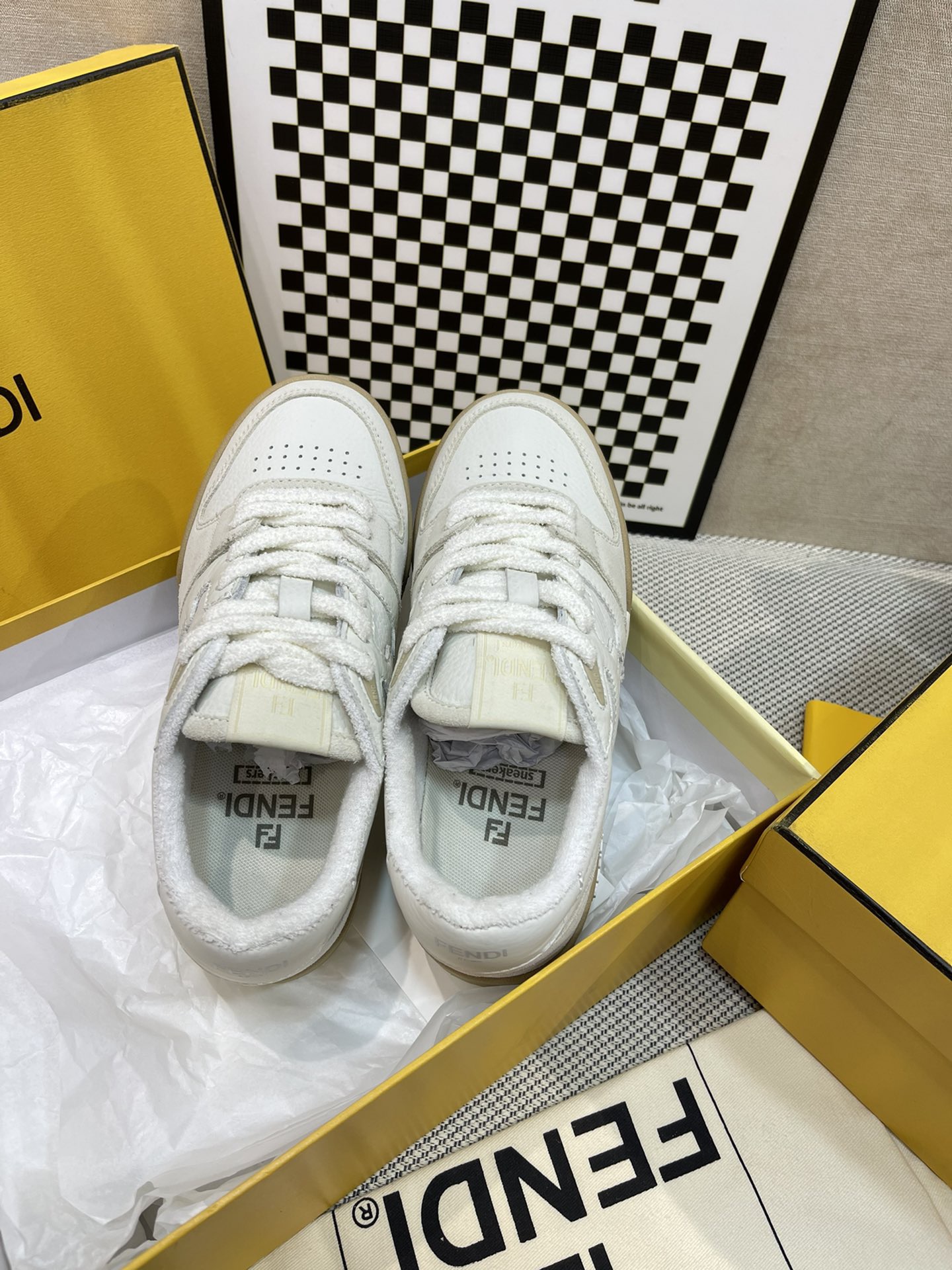 Men Women F*endi Top Sneakers size 35-46