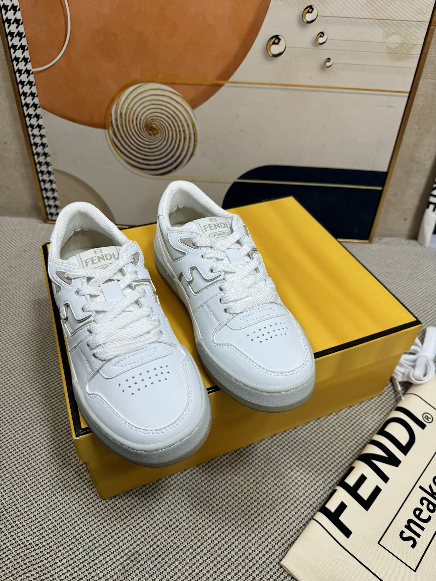 Men Women F*endi Top Sneakers size 35-46