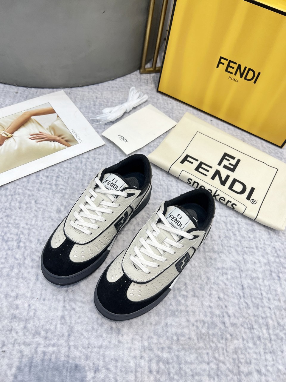 Men Women F*endi Top Sneakers size 35-46