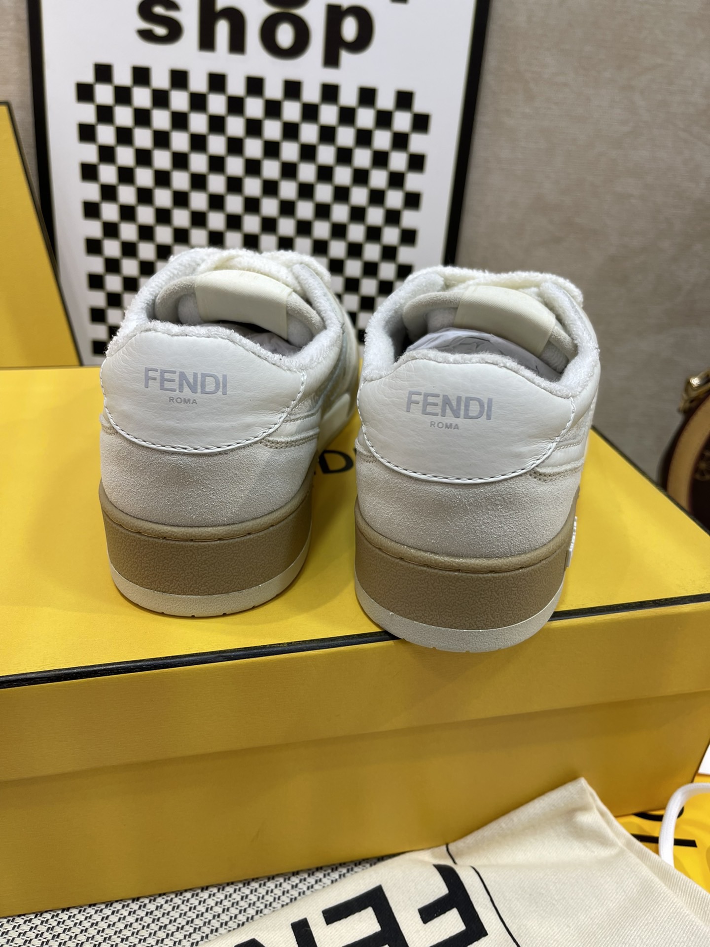 Men Women F*endi Top Sneakers size 35-46