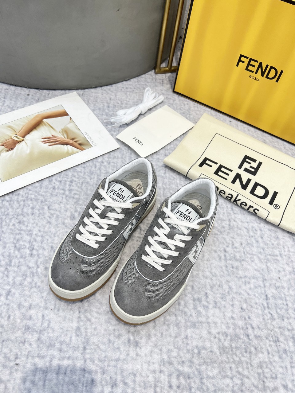 Men Women F*endi Top Sneakers size 35-46
