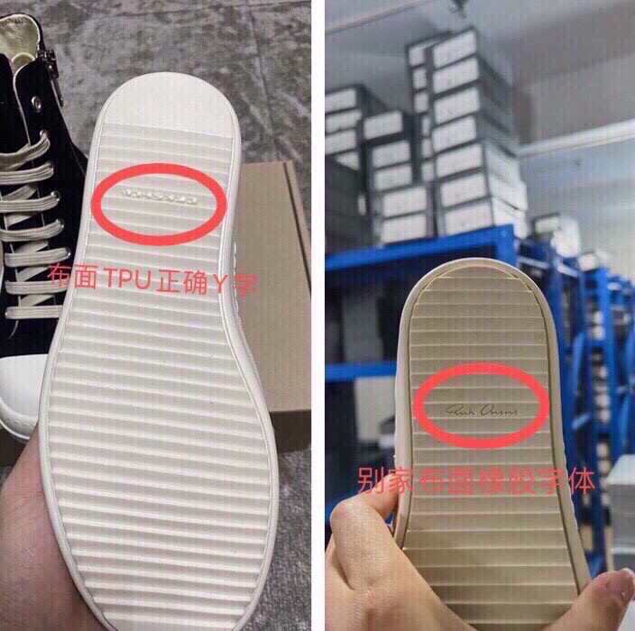 Men Women R*ICK OWENS Top SNEAKERS