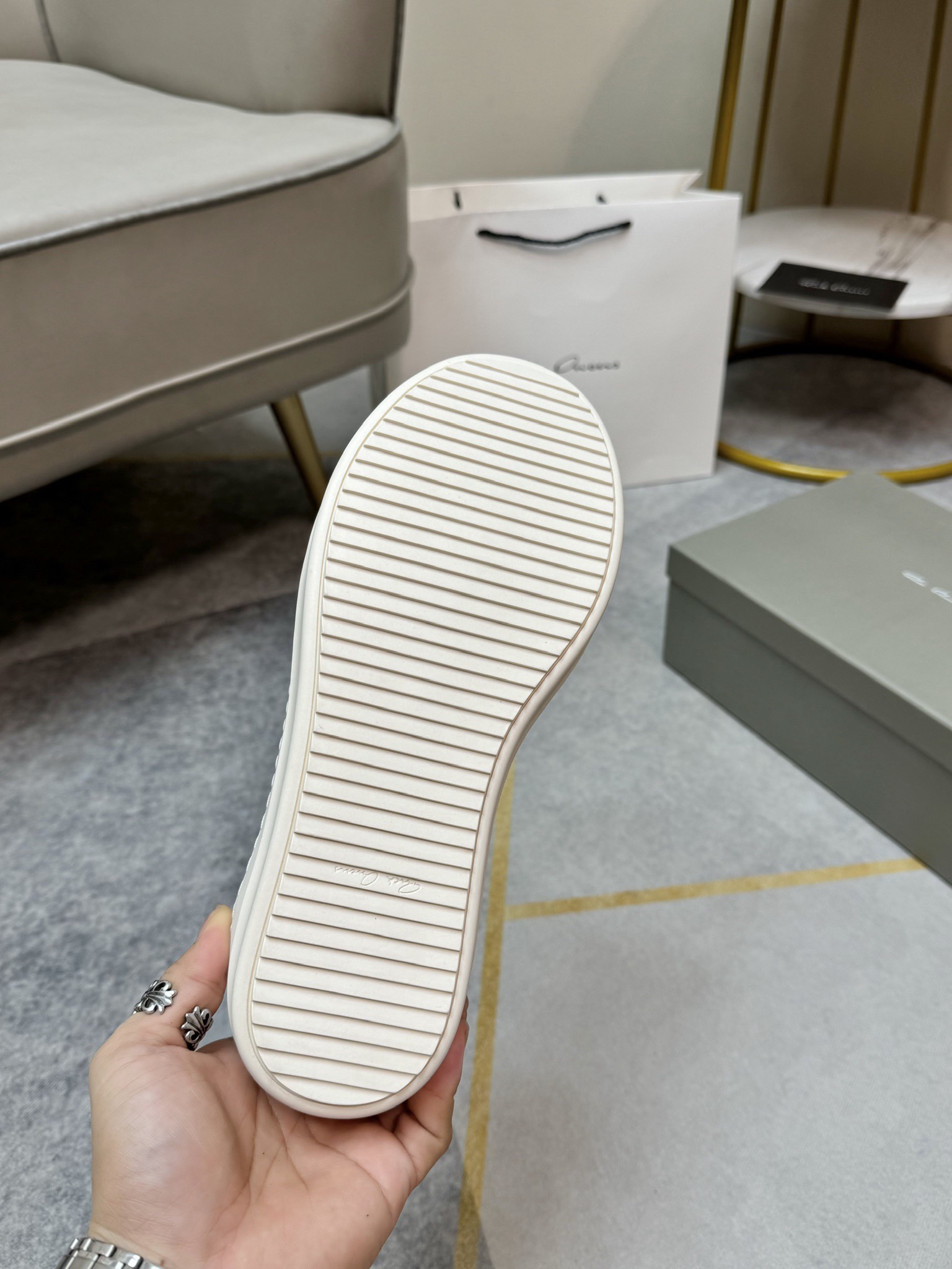 Men Women R*ICK OWENS Top SNEAKERS