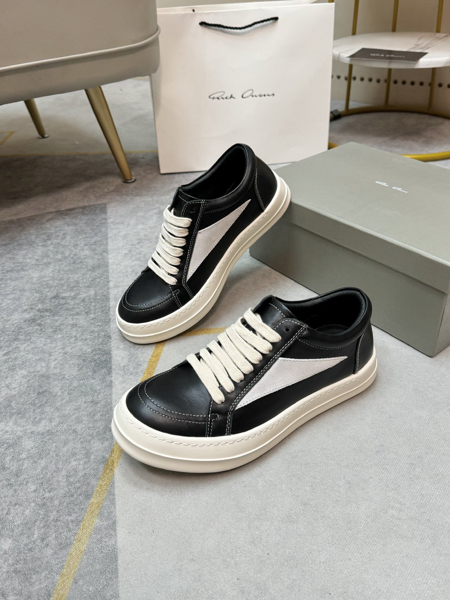 Men Women R*ICK OWENS Top SNEAKERS