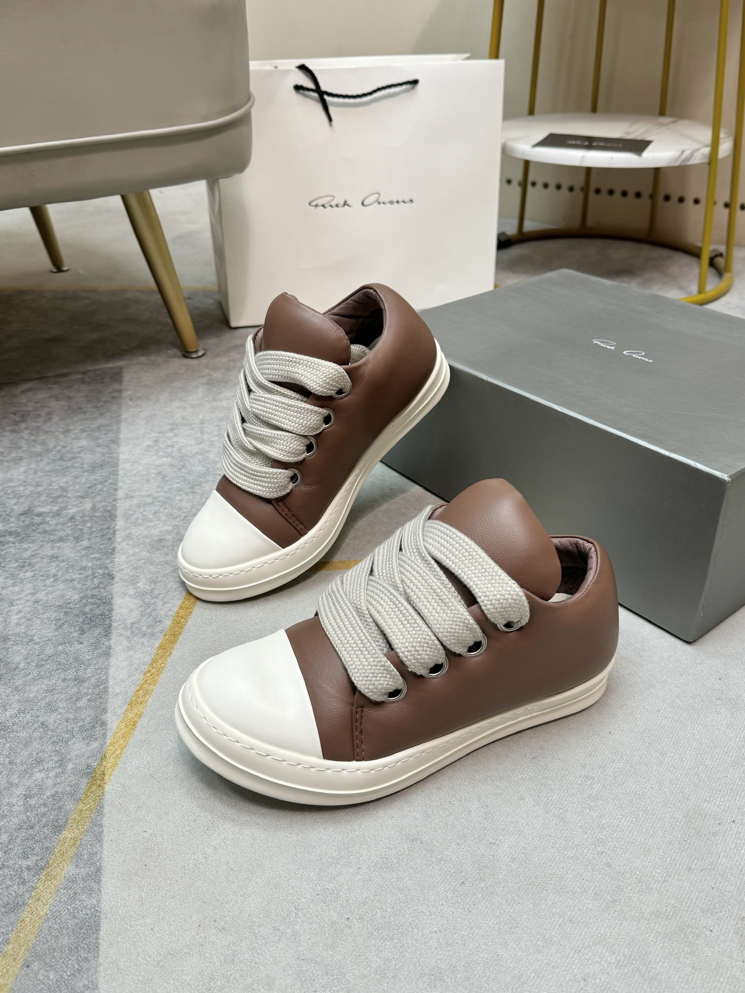 Men Women R*ICK OWENS Top SNEAKERS