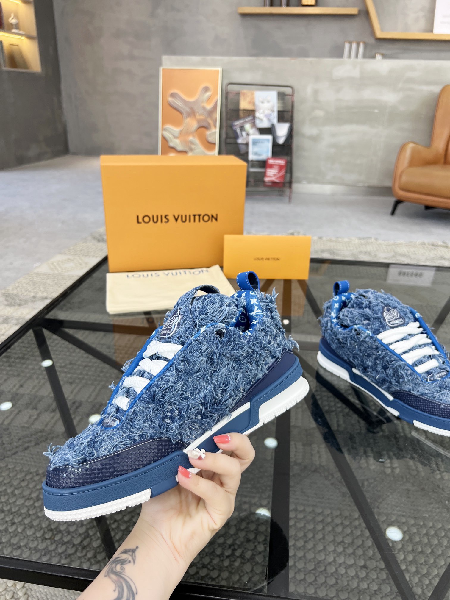 Men L*ouis V*uitton Top Sneaker L*V Shoes