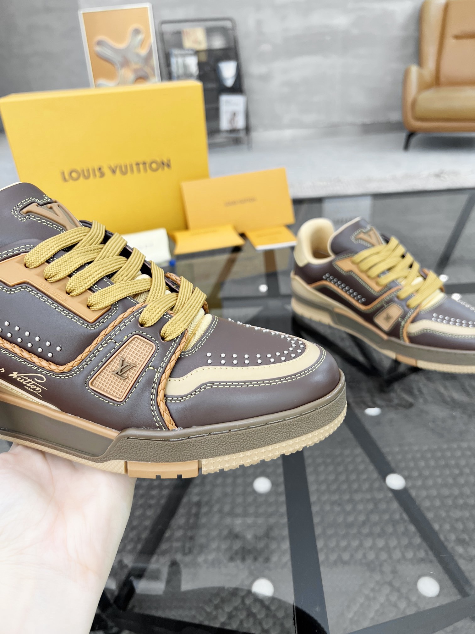 Men L*ouis V*uitton Top Sneaker L*V Shoes