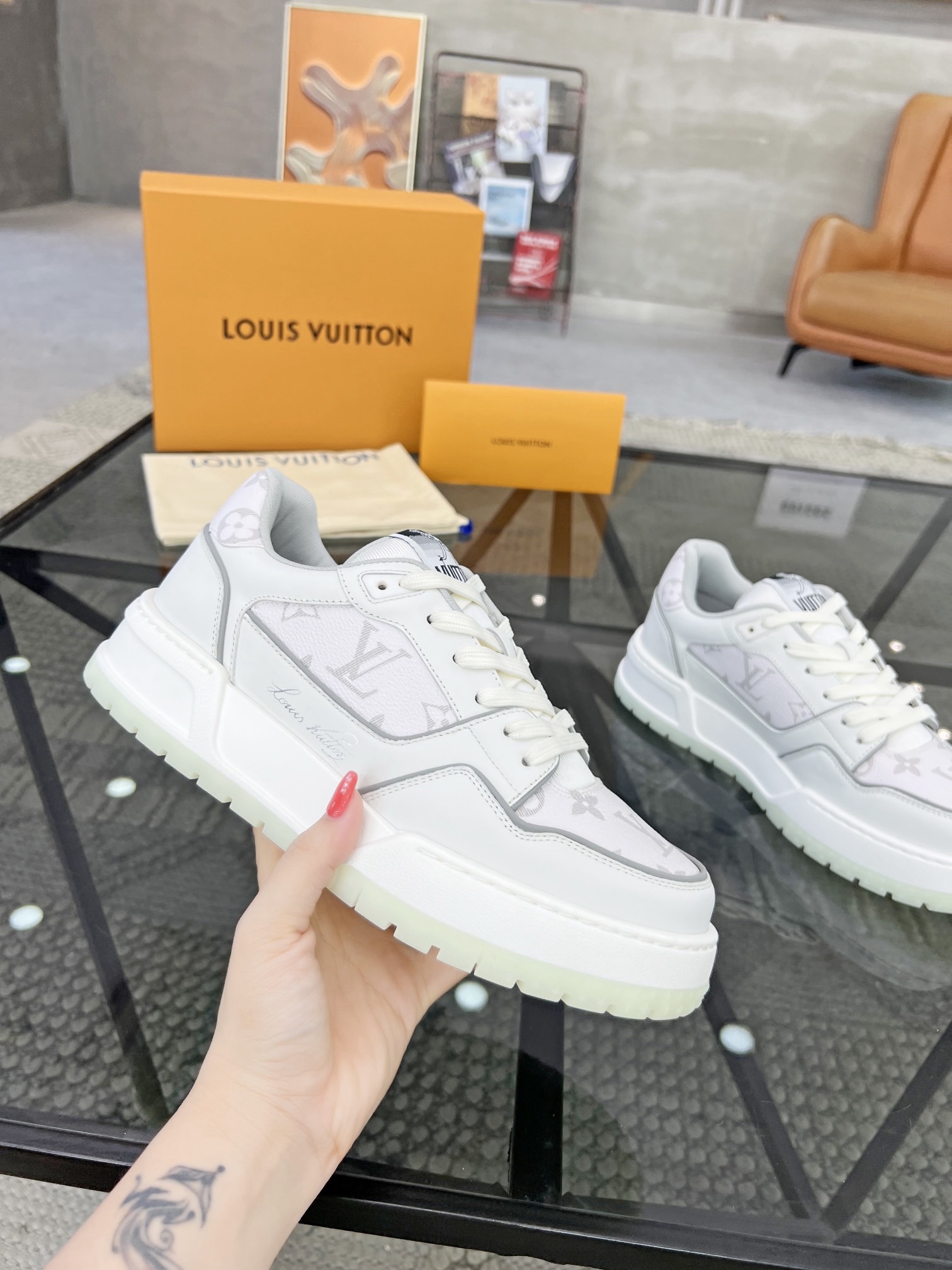 Men L*ouis V*uitton Top Sneaker L*V Shoes