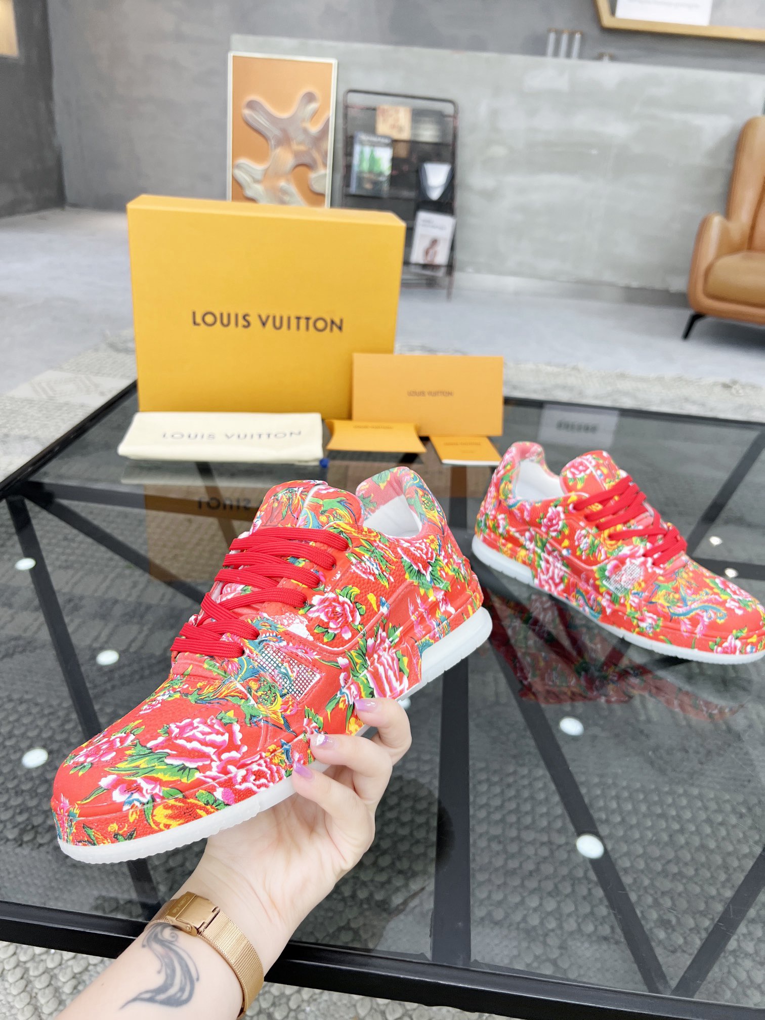 Men L*ouis V*uitton Top Sneaker L*V Shoes