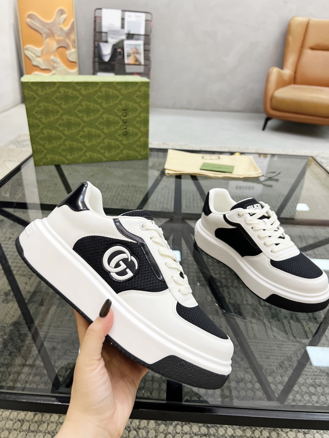 Men Women G*ucci Top quality 1:1 Sneaker size 35-46