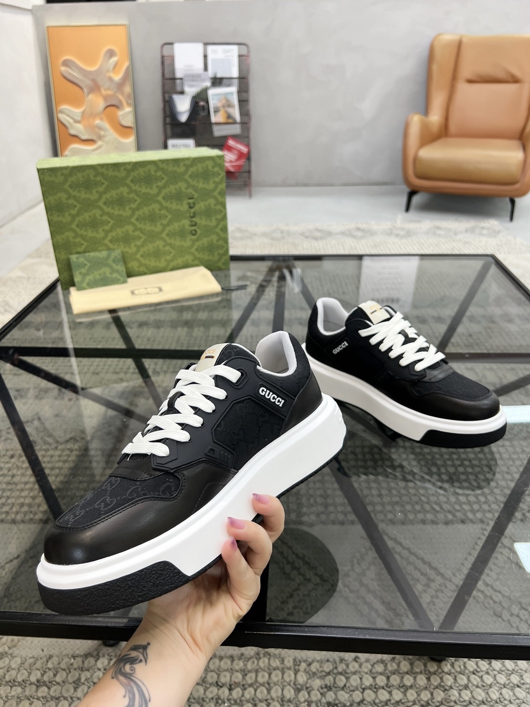 Men Women G*ucci Top quality 1:1 Sneaker size 35-46
