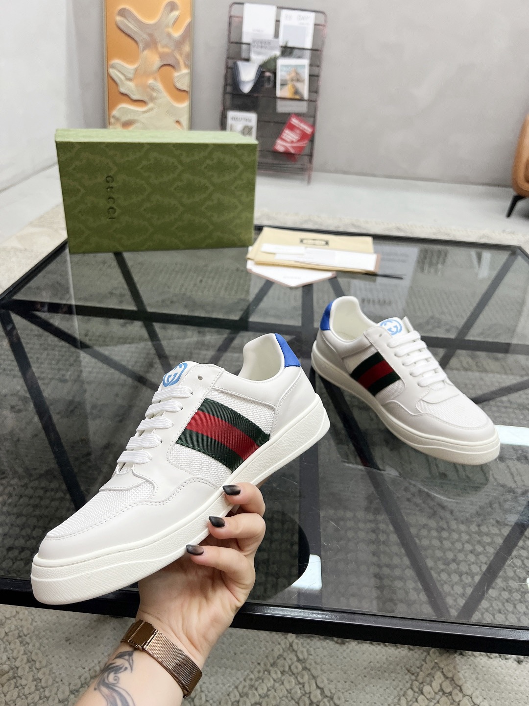 Men Women G*ucci Top quality 1:1 Sneaker size 35-46